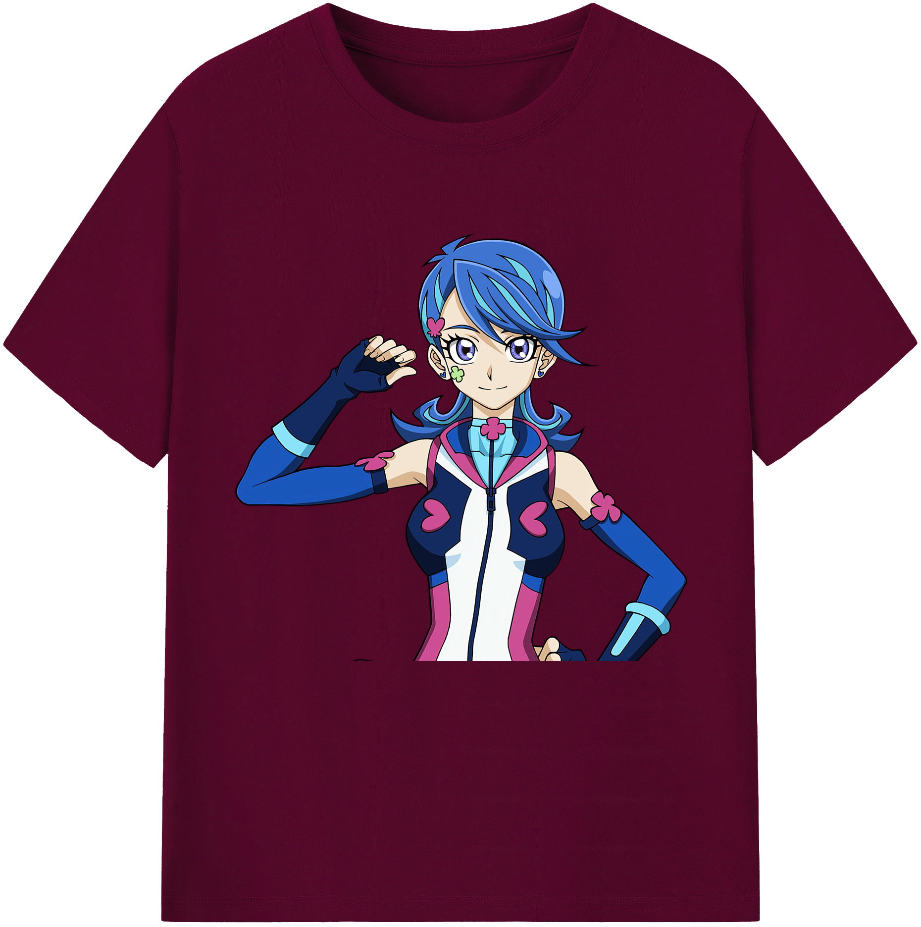 （画像用） 遊☆戯☆王 Yu-Gi-Oh! レディースカジュアルプリントTシャツ（綿100％）